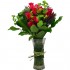 Timeless One Dozen Red Roses in Vase Arrangement