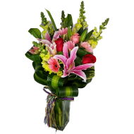 Blissful Harmony Square Vase Arrangement